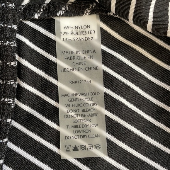 Jofit Packable Pant Black w/ White Stripes Size M UB003-DGS - Picture 6 of 7